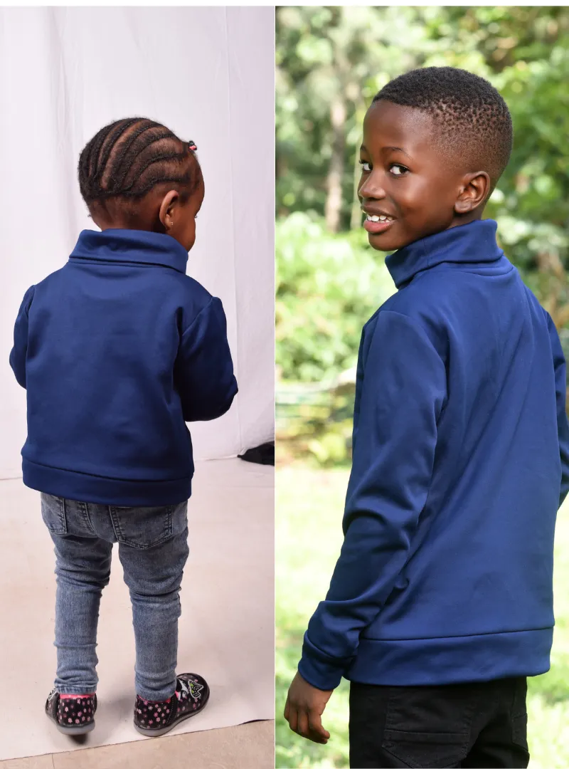 kids navy blue turtleneck