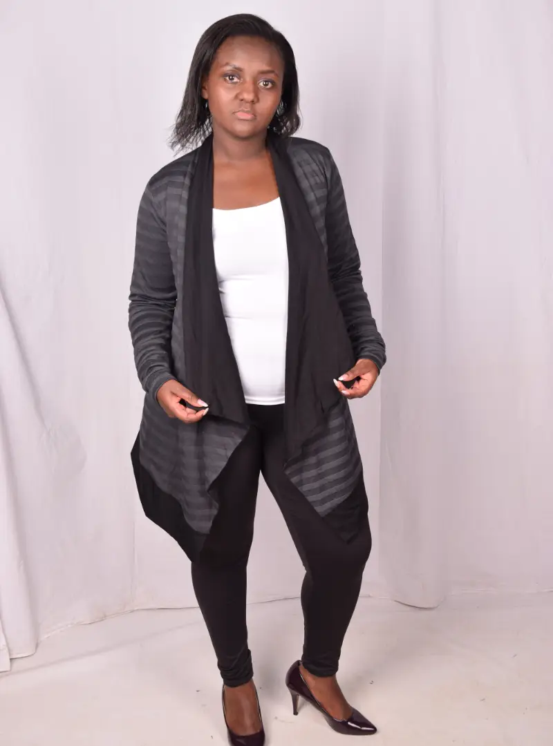 grey-black-striped-reversible-waterfall-sweater