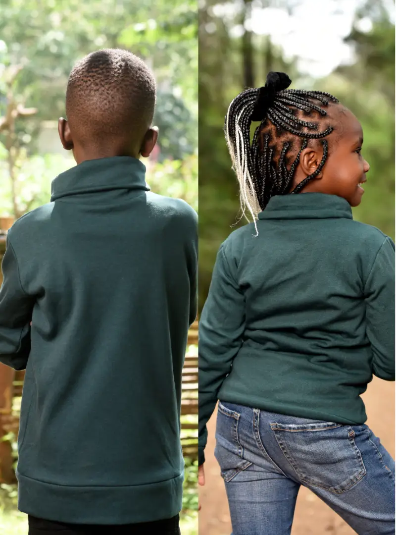 kids-green-turtleneck-sweater