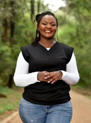 ladies-black-v-neck-sleeveless-sweater
